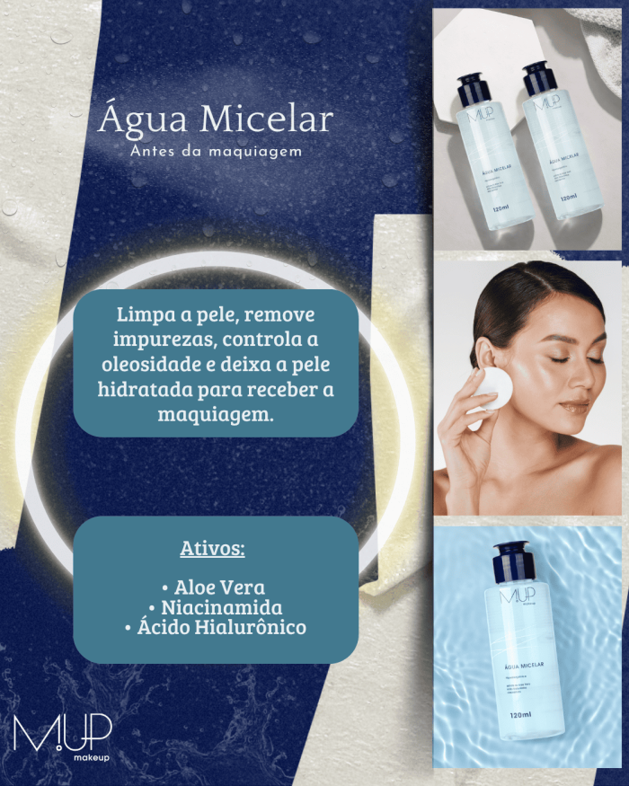 Água Micelar MUP Makeup -120ML - Imagem 3