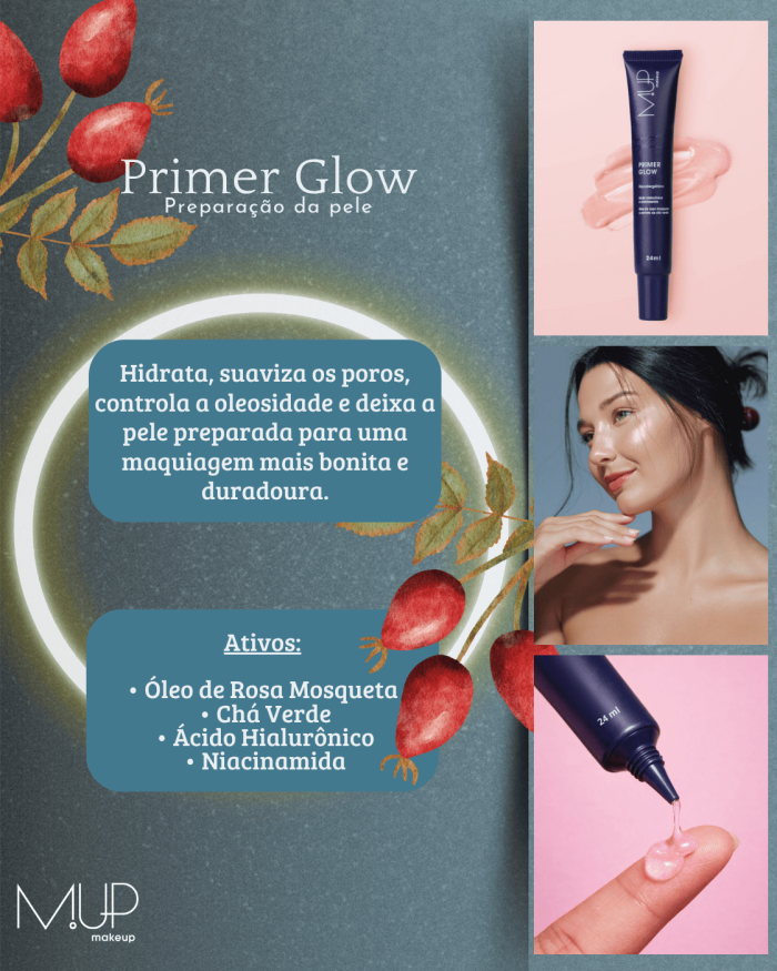 Primer Glow MUP Makeup - 24ML - Imagem 5